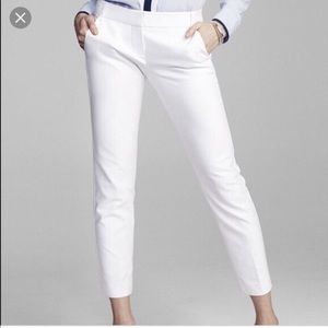 Express mid rise ankle white Pants
